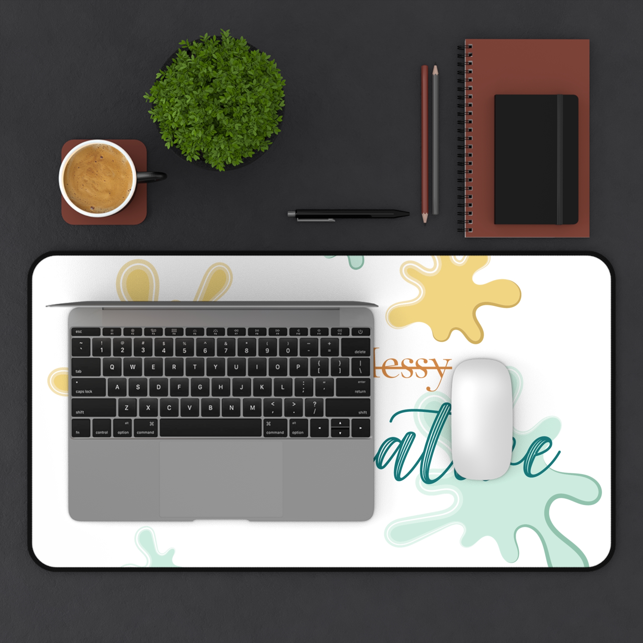 I'm Creative Desk Mat — Inspirational Messy Artist Mouse Pad - Image 7
